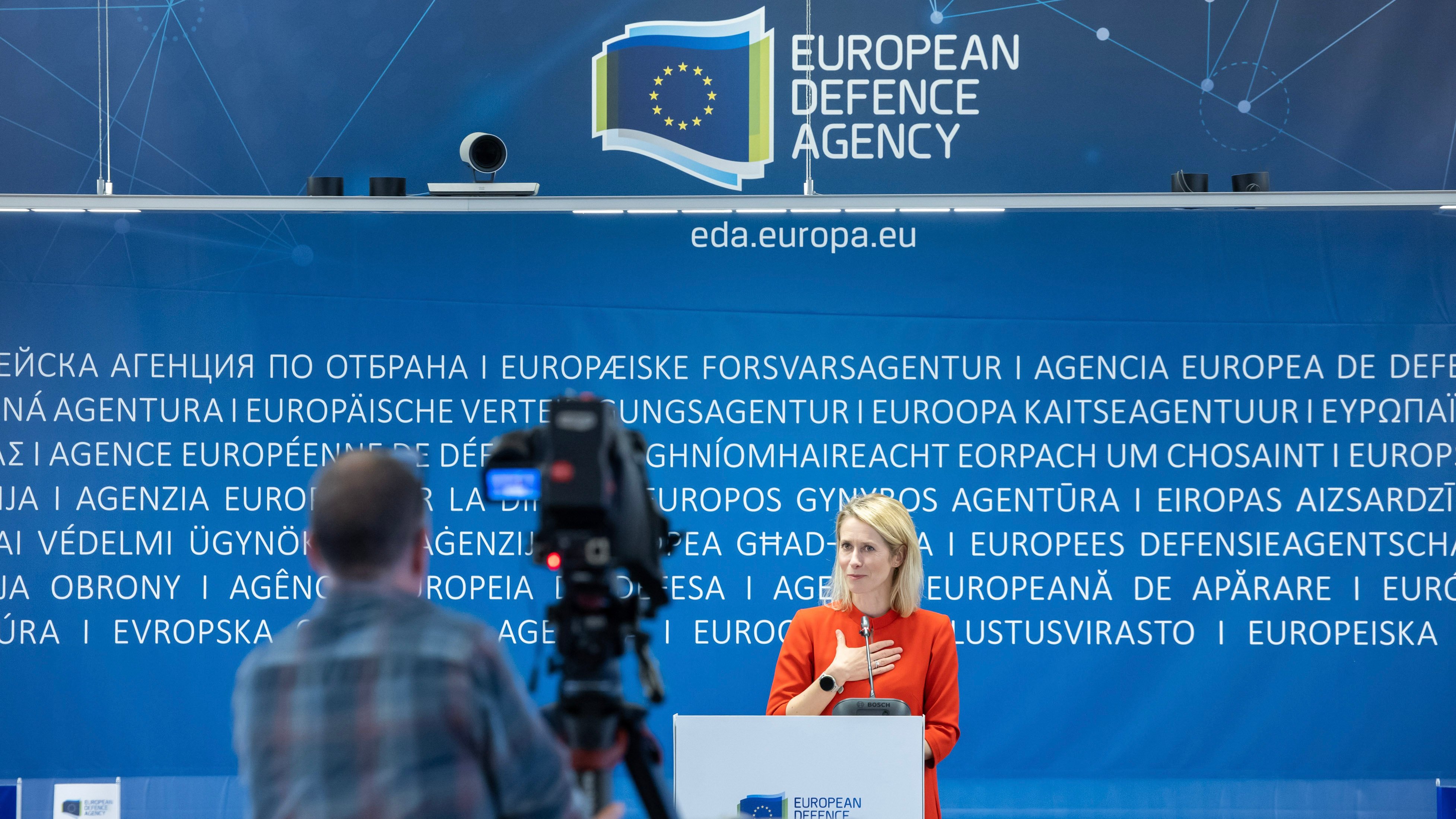 EDA's head Kallas urges EU unity, resolve in support of Ukraine