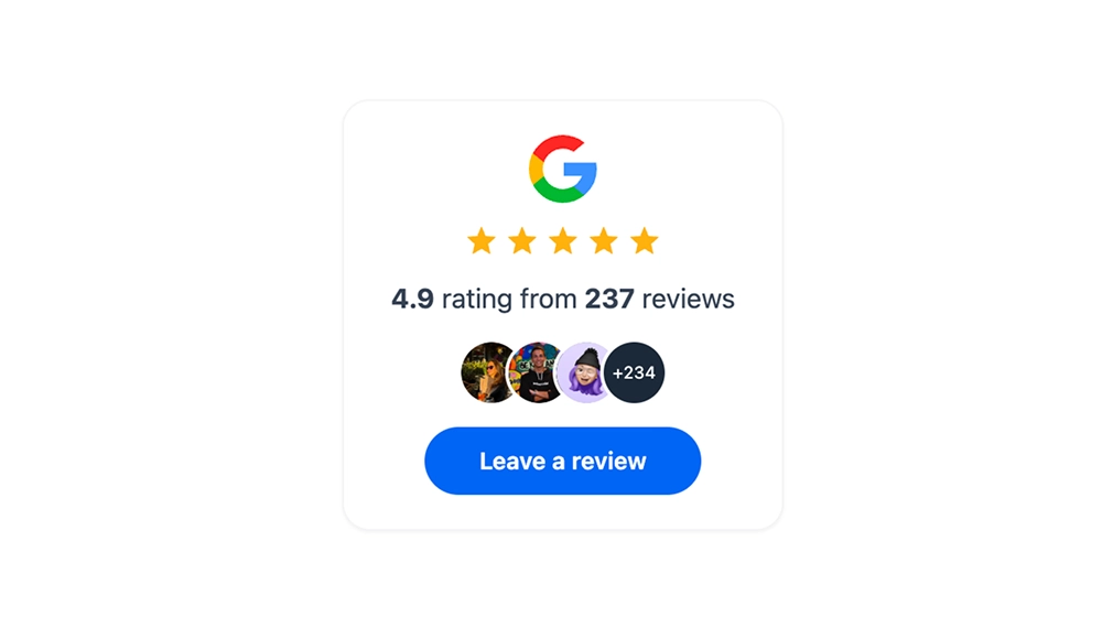 Collect Google Reviews Badge