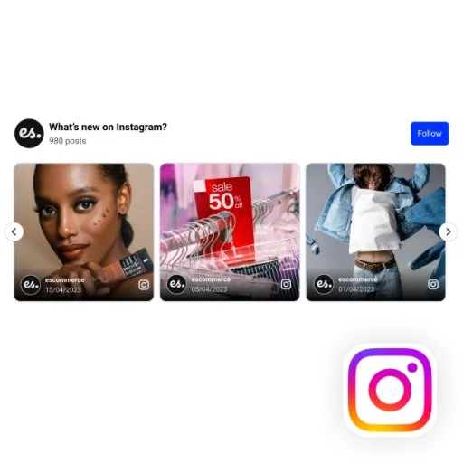 クラシックInstagramスライダーウィジェット