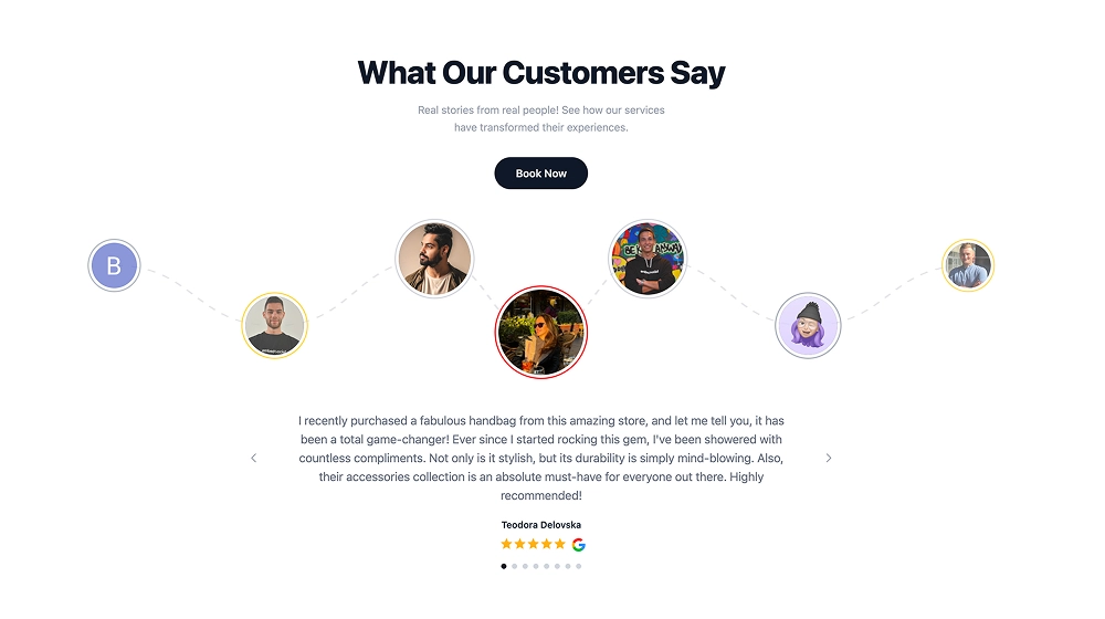 Orbitale Google-Testimonials