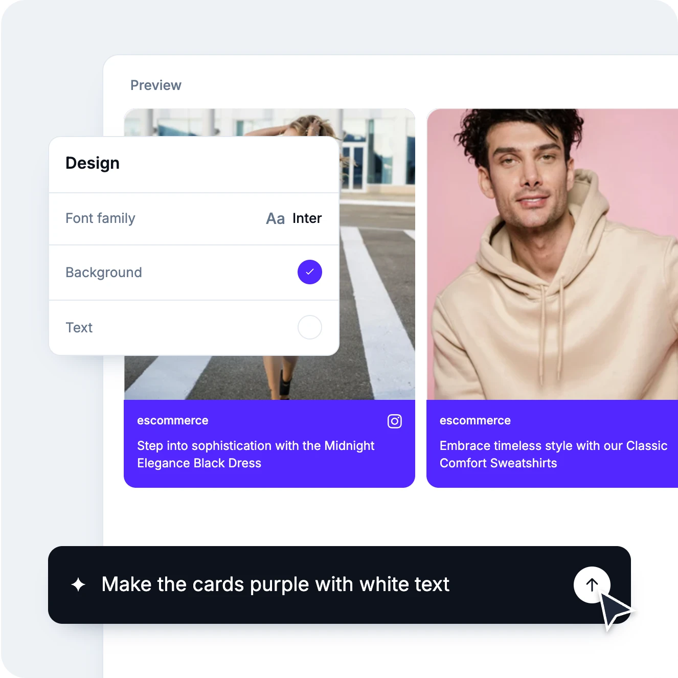 Edit google reviews widget with AI