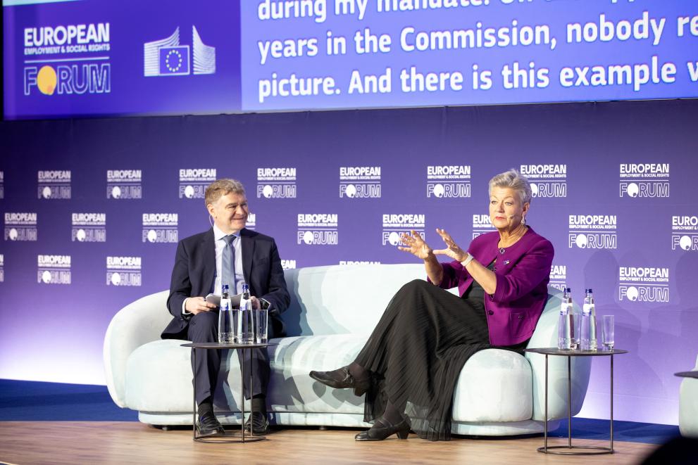 Social Forum 2026 - Day 2: Welcome fireside chat with Ylva Johansson and Mario Nava