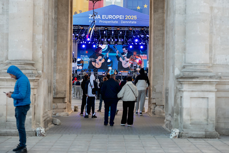 Celebraciones del Día de Europa en Moldavia