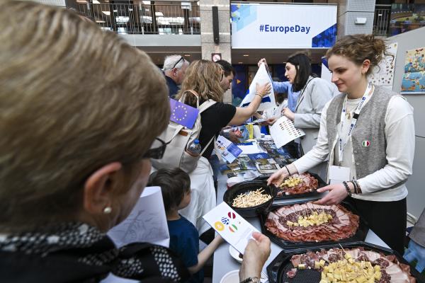 Degustación culinaria en el Consejo Europeo