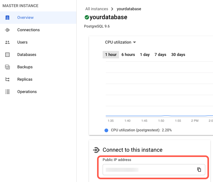 Postgres-gcs-find-IP-address