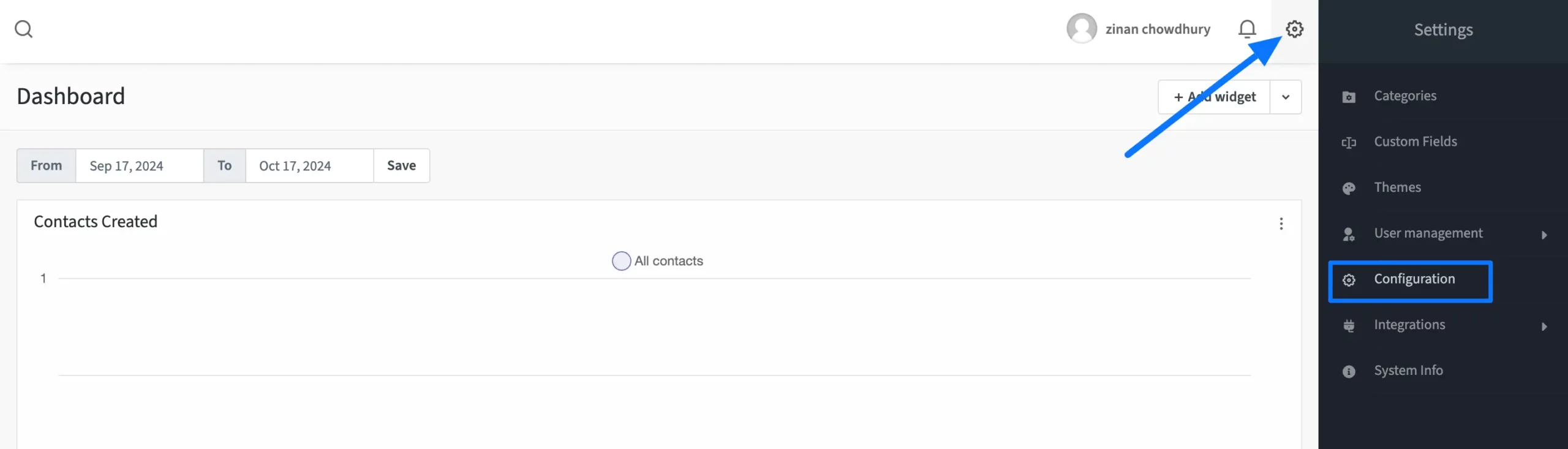 5. Settings icon and Configuration button scaled 46742