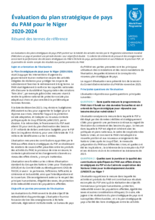 Evaluation of Niger WFP Country Strategic Plan 2020-2024