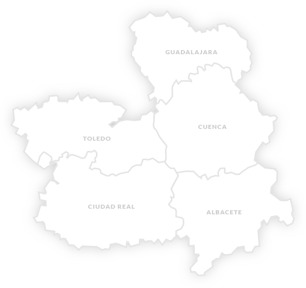 Mapa de Castilla-La Mancha