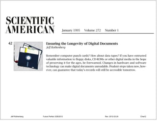 Jeff Rothenberg   Future Perfect 3/26/2012   Rev: 2012-03-24   Chart 2
 