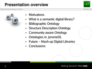 Role of Ontologies in Semantic Digital Libraries