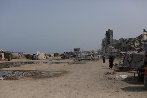 The deliberate destruction of Gaza's vital civilian infrastructure by Israeli forces.  By bombing pipelines and desalination plants and then blocking the import of materials for repairs, Israel is systematically destroying the conditions for Palestinian survival, creating a crisis of thirst and disease.
