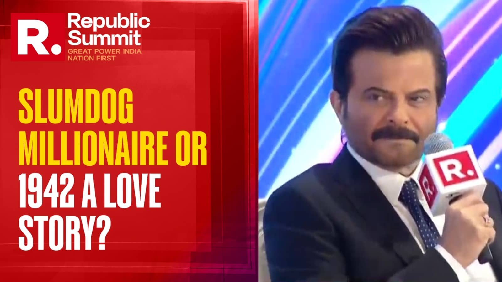 Anil Kapoor at Republic summit