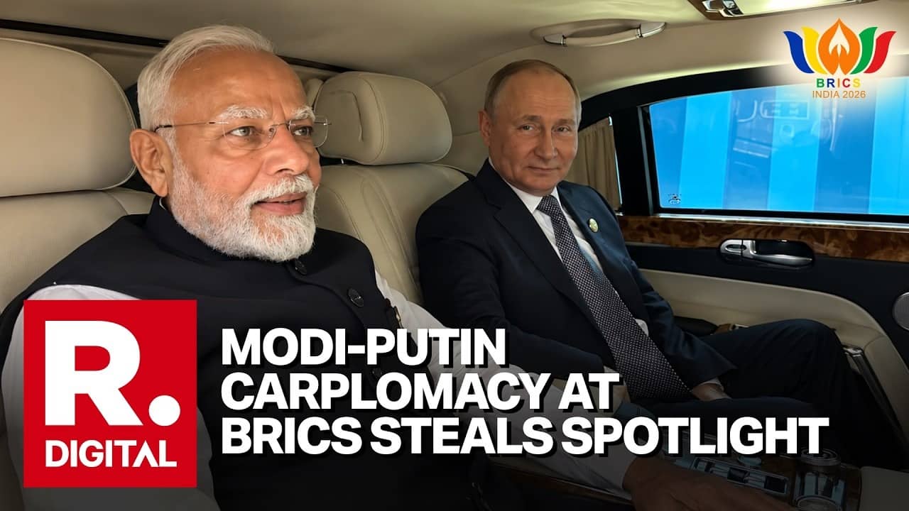 PM Modi Putin car ride