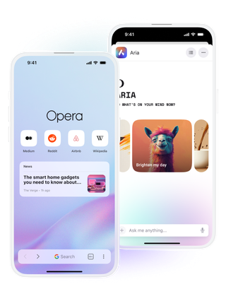 Opera browser for iOS