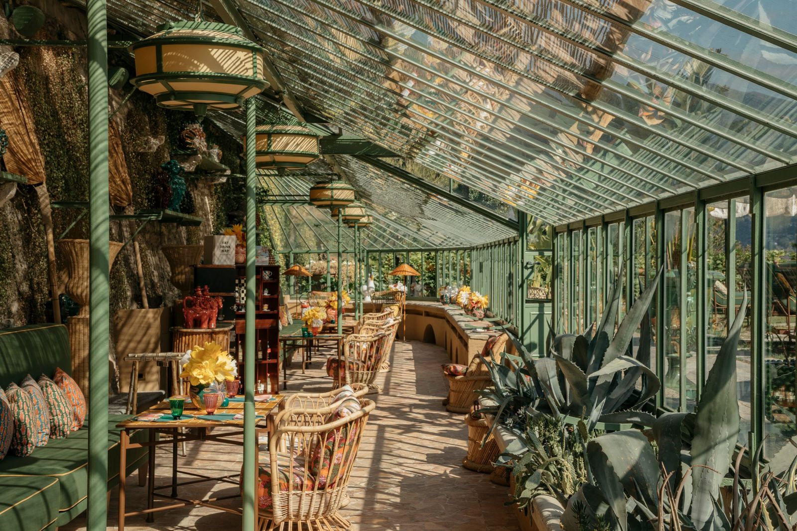 Image may contain Garden Nature Outdoors Urban Chair Furniture Indoors Architecture Building and Person