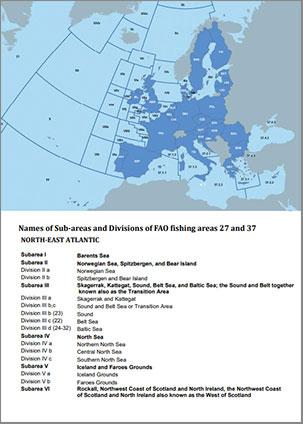 Thumbnail picture of fishing areas in the EU
