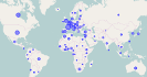 Carte des 11047 éditeurs dans Mir@bel