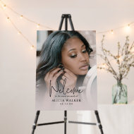 Custom Photo Sweet Sixteen Birthday Welcome Sign