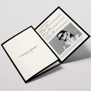 Elegant Minimalist Luxury Boutique Ivory Brochure