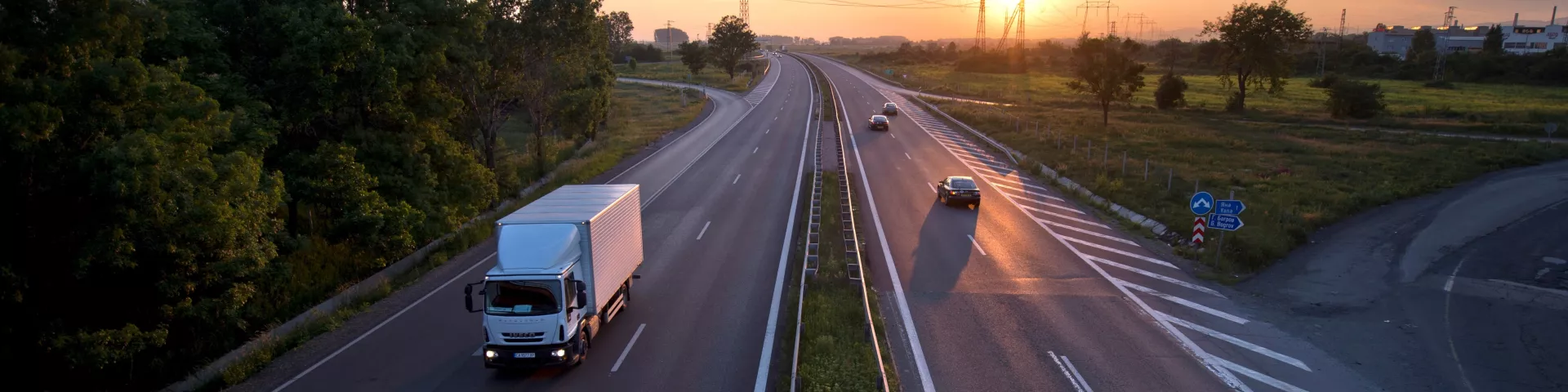 Road in Sofia, Bulgaria