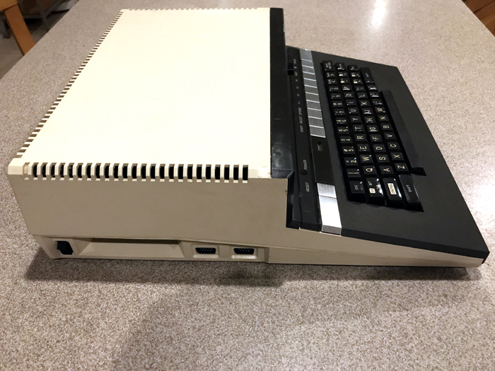 Atari 1450XLD prototype with integrated disk-drive enclosure