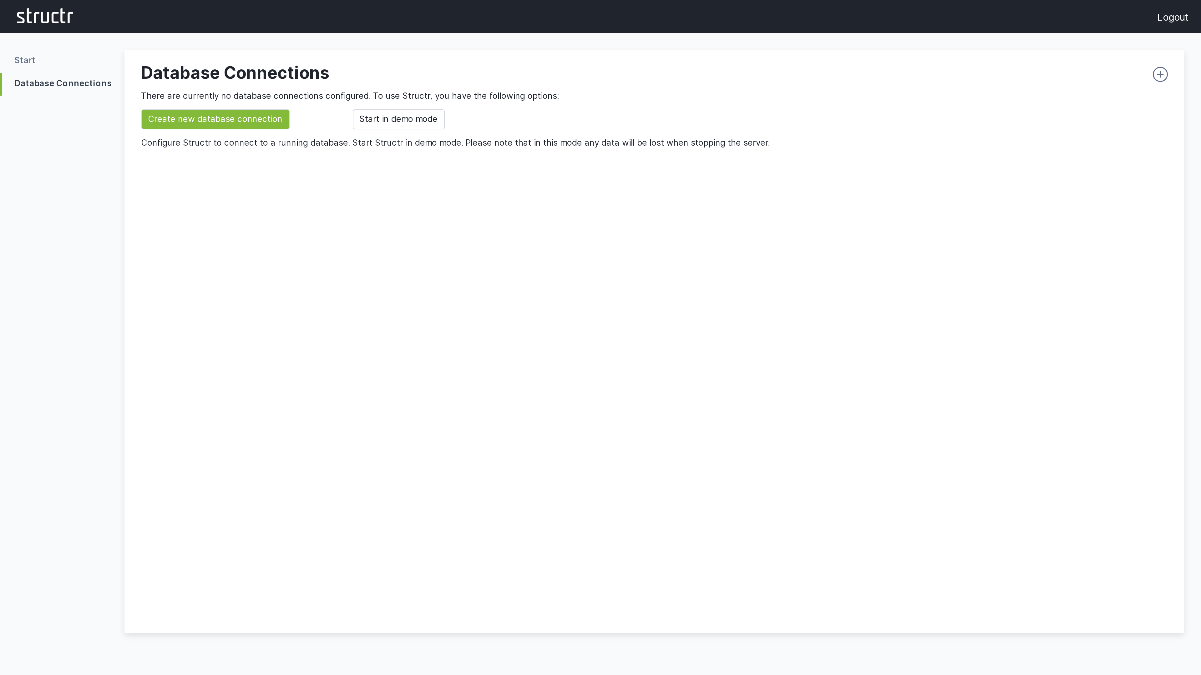 Configure a database connection