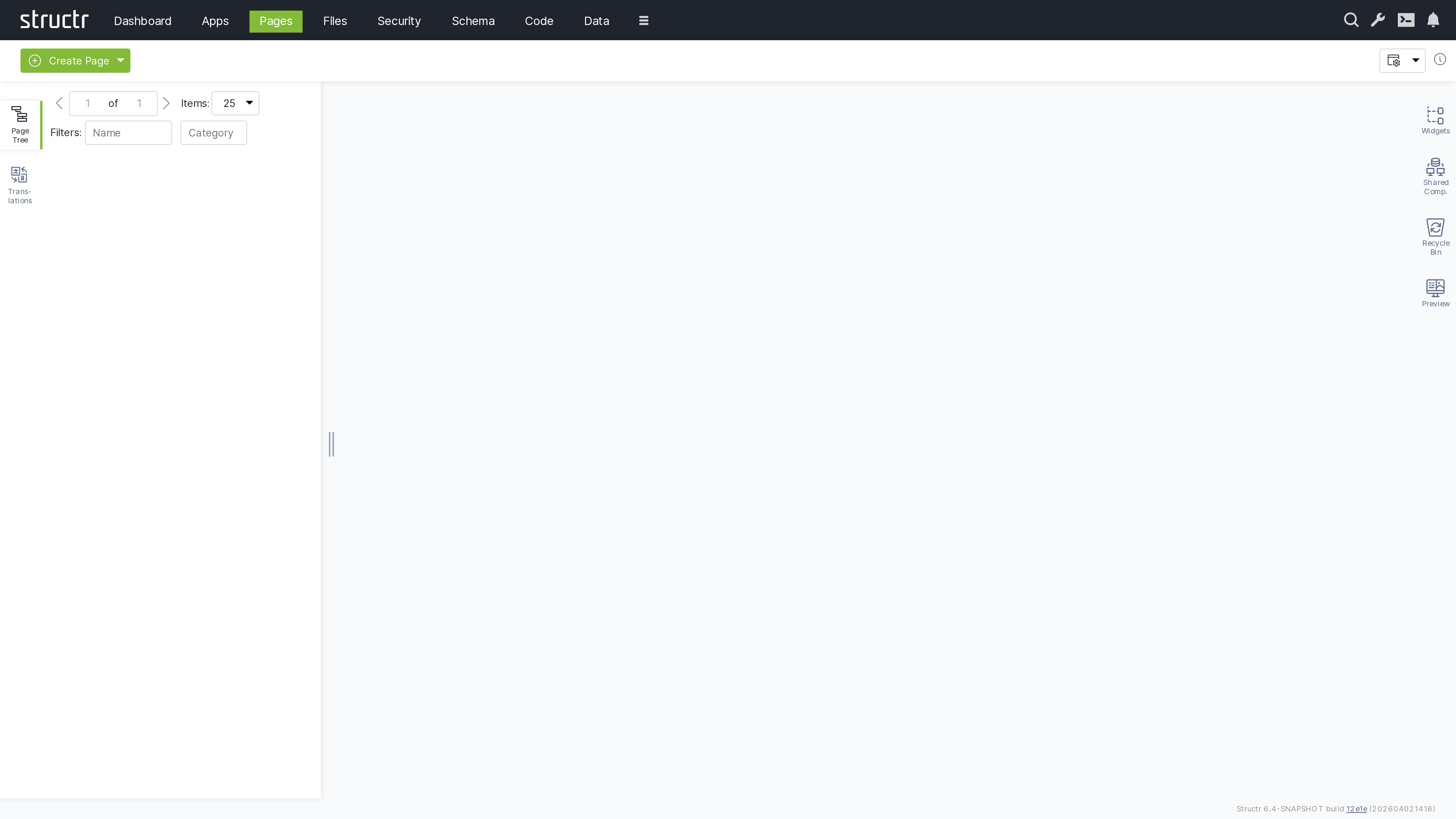 Pages Editor