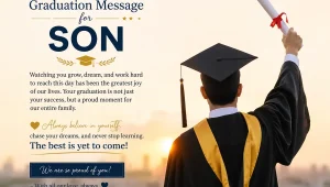 Graduation Message for Son