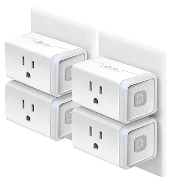 Amazon.com: Kasa Smart Plug HS103P4, Smart Home Wi-Fi Outlet Works with Alexa, Echo, Google Home & IFTTT, No Hub Required, Remote Control, 15 Amp, UL Certified, 4-Pack, White : Industrial & Scientific