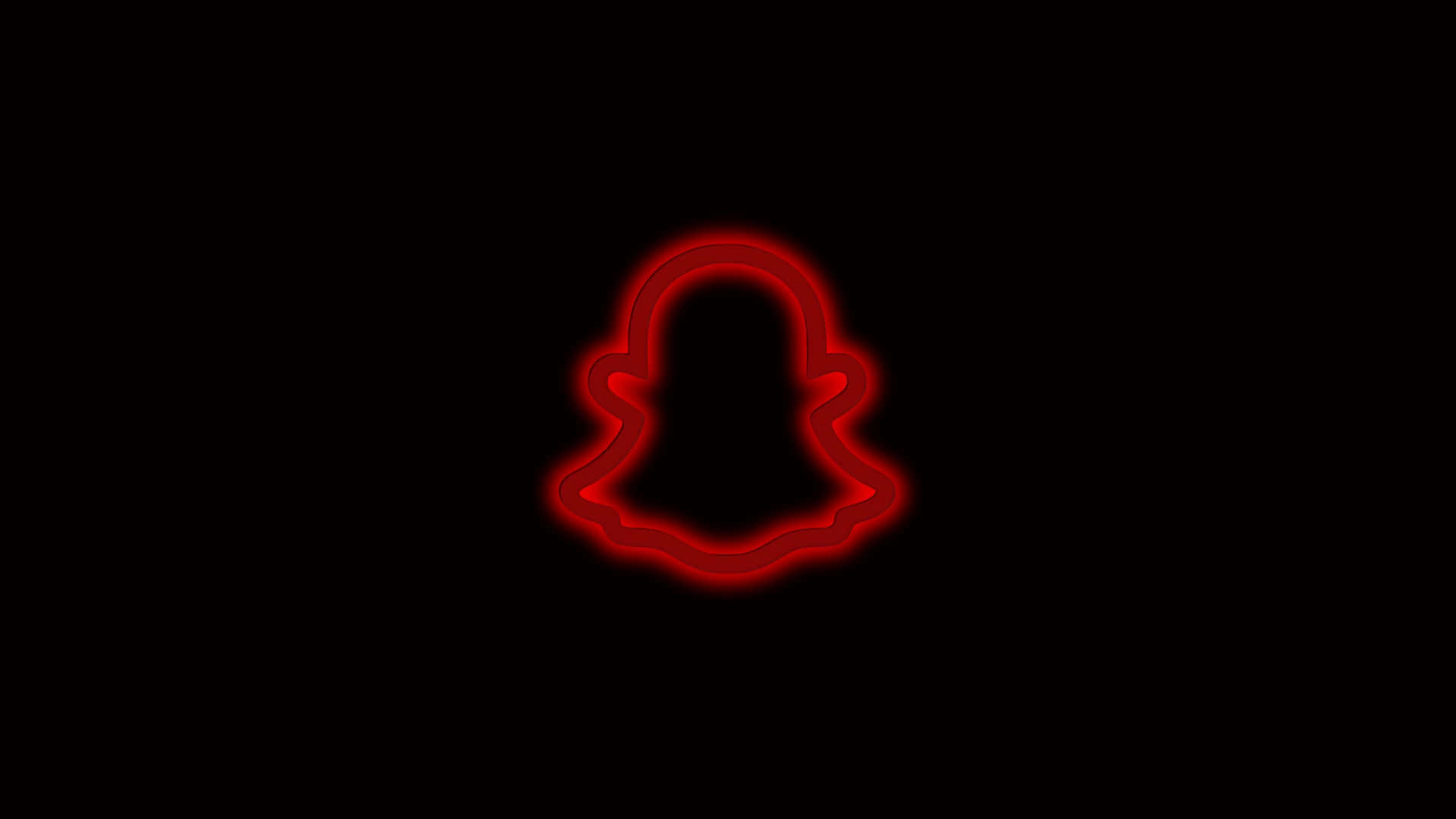 Red Snapchat Logo Fondo de pantalla