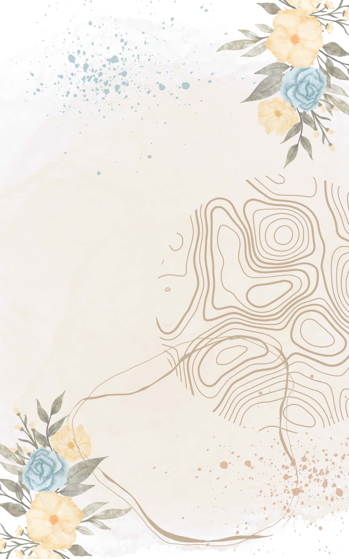 Langit Biru Jernih Di Atas Danau Pedesaan Yang Tenang Wallpaper