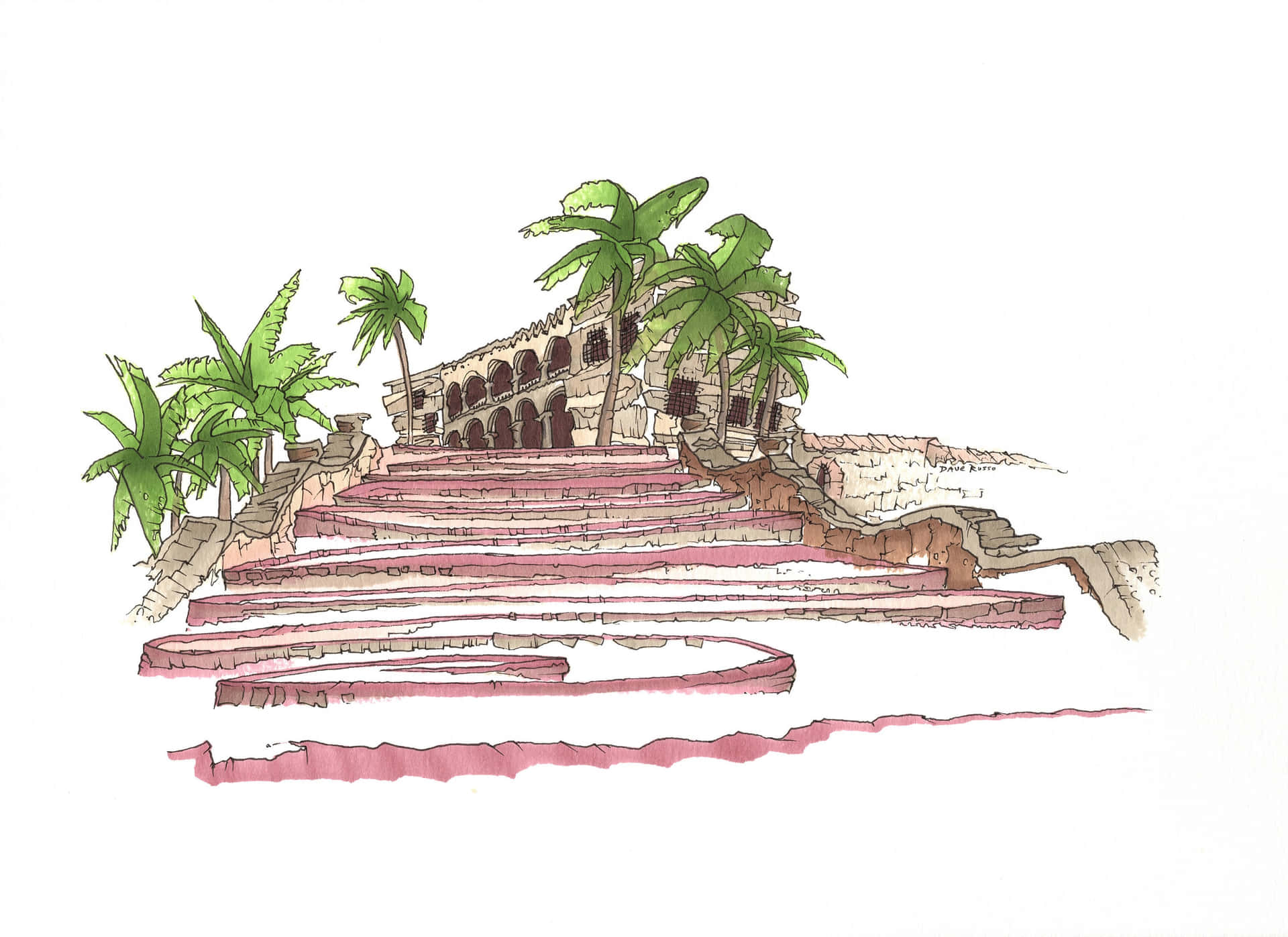 Konstfrån Alcazar De Colon-museet. Wallpaper