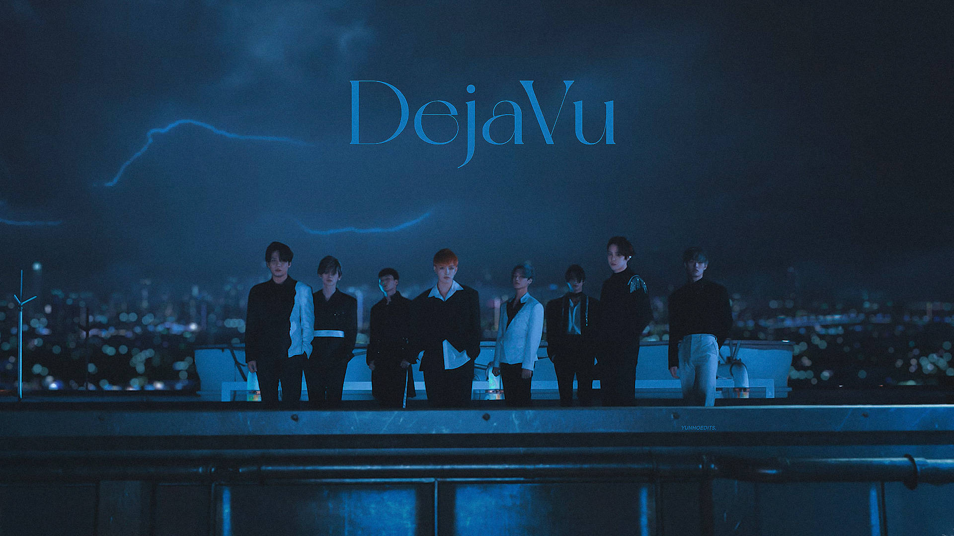 Ateezsul Desktop Sul Tetto Sfondo