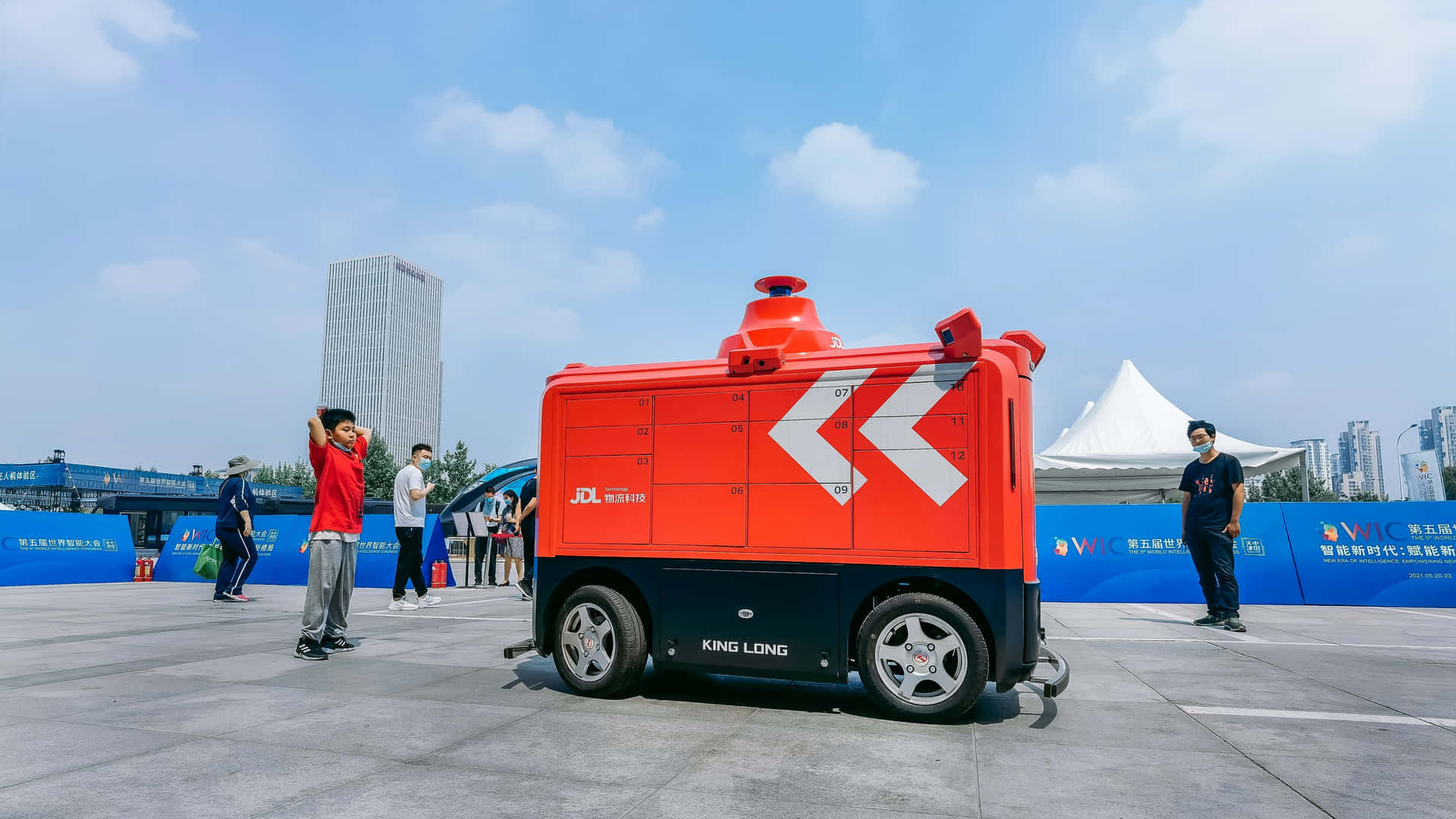 Camiónde Entrega Automática Fondo de pantalla