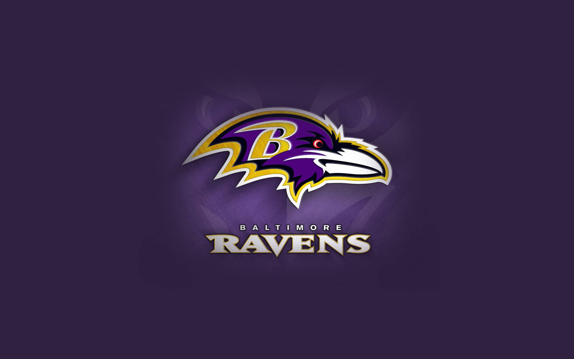 Baltimore Ravens -jalkapallojoukkueen Logo Taustakuva