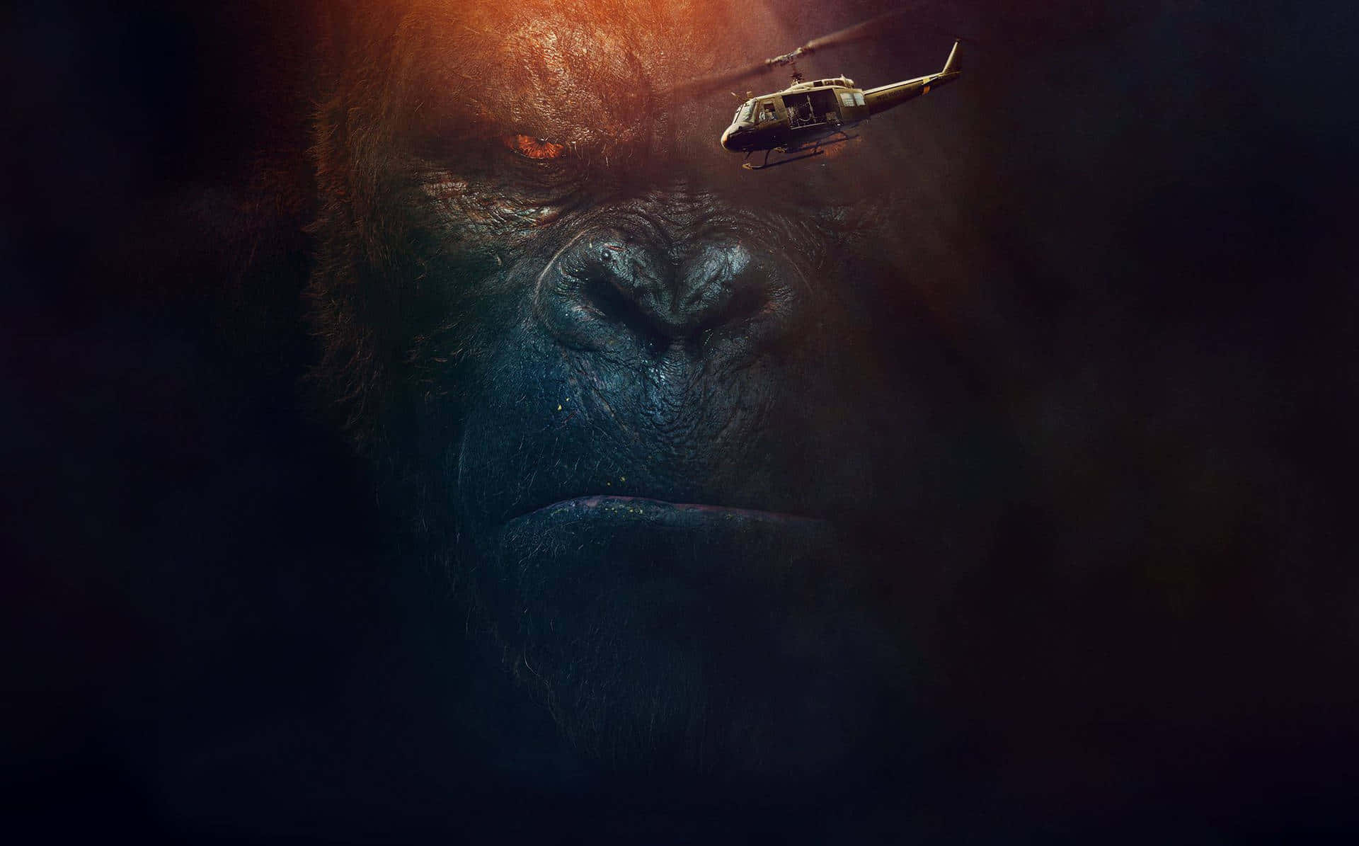 Kongskull Island Poster - Der Beste Gorilla-hintergrund
