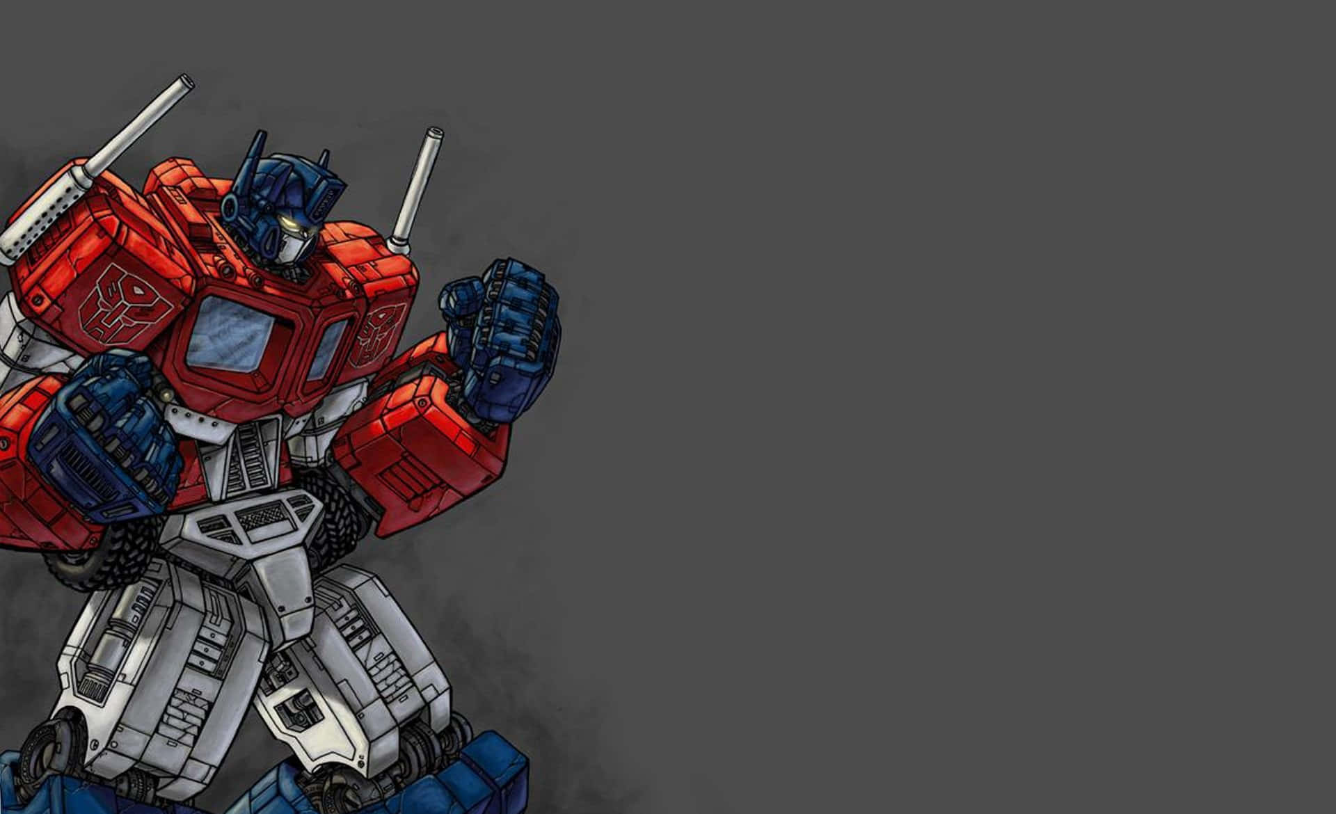 Ystävällinen Sarjakuvabotin Heiluttaa Hei Taustakuva