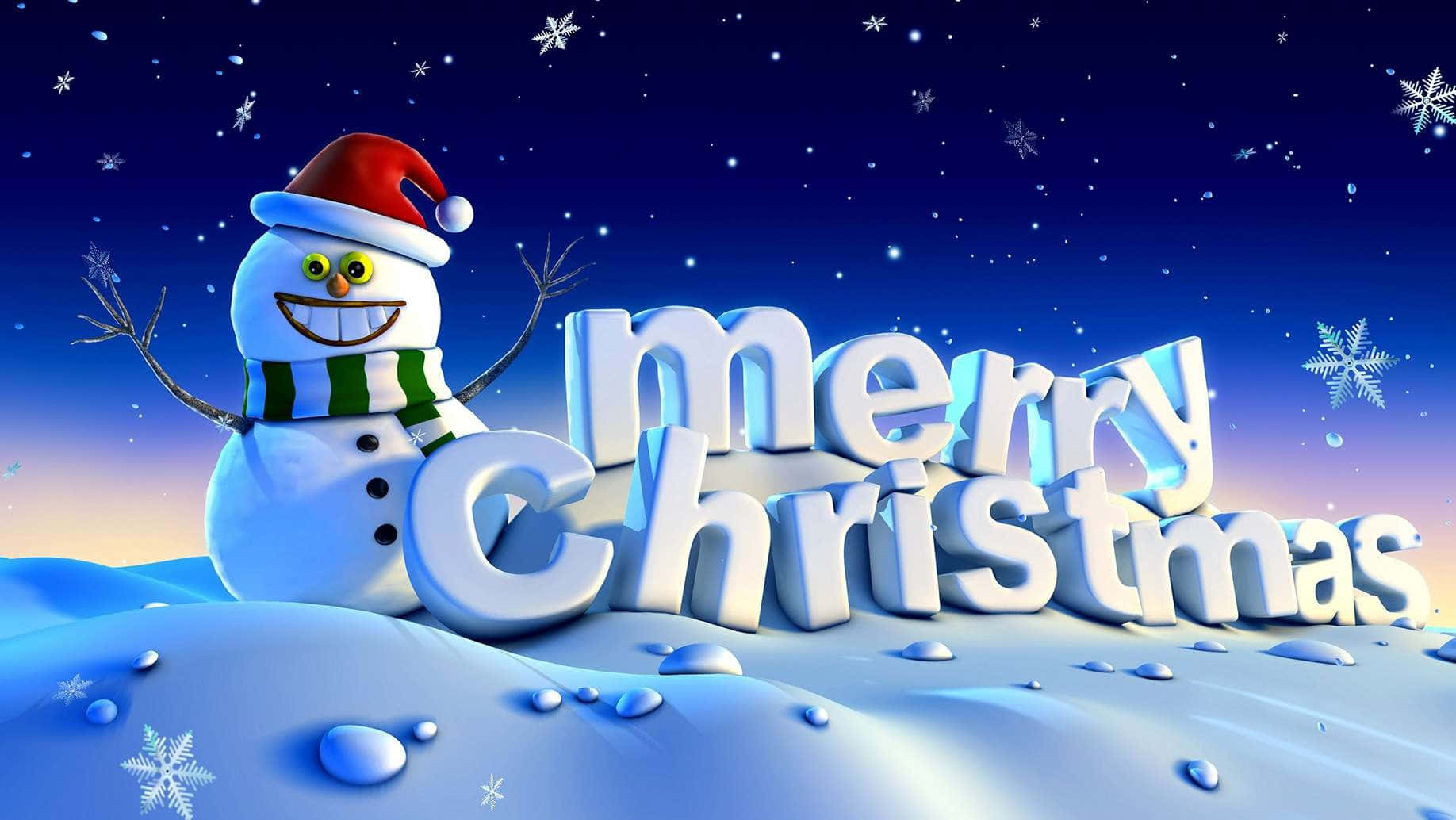 Aconcheguese E Desfrute Da Temporada De Férias Com Um Filme Em Seu Pc De Natal. Papel de Parede