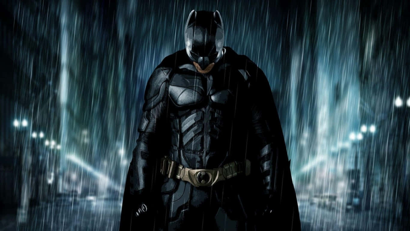 Batman Sous La Pluie Dark Knight Hd Fond d'écran