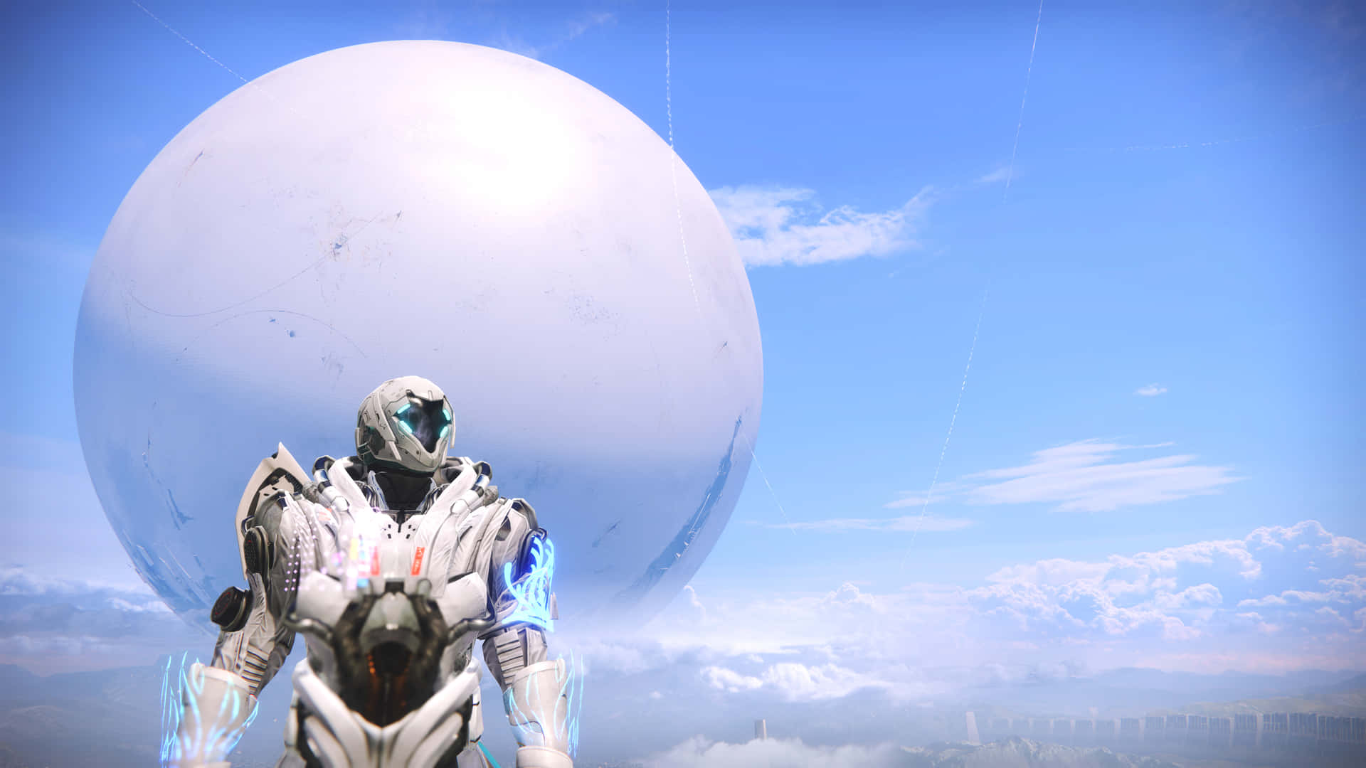 Wallpaper: Lys op mørket - Destiny 2 Warlock Tapet Wallpaper