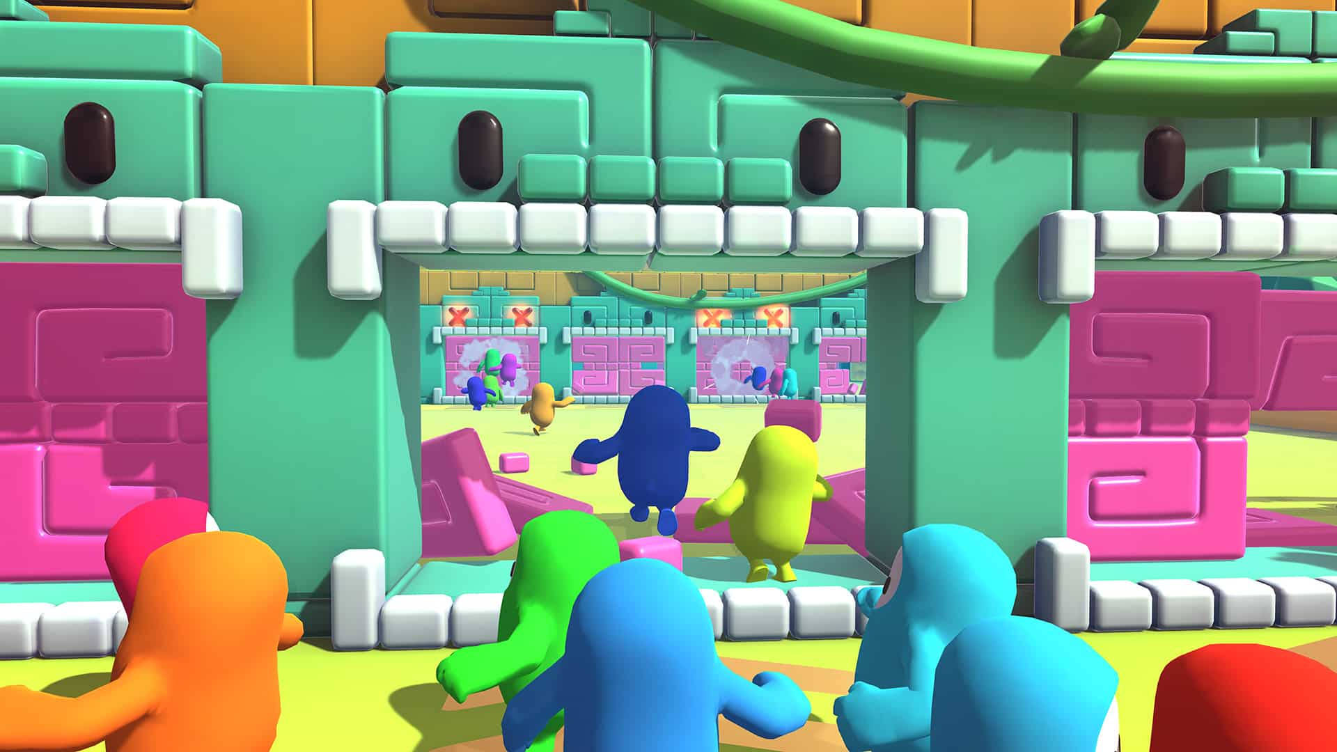 Fallguys Inspirado En La Cultura Azteca Fondo de pantalla