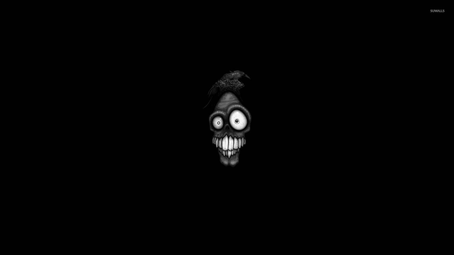 Sjov Kranium Wallpaper