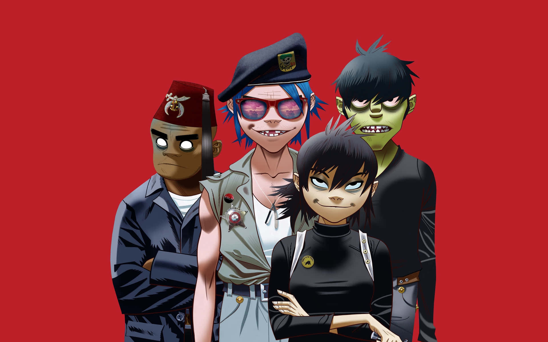 Wallpaper Gorillaz 4k Wallpaper