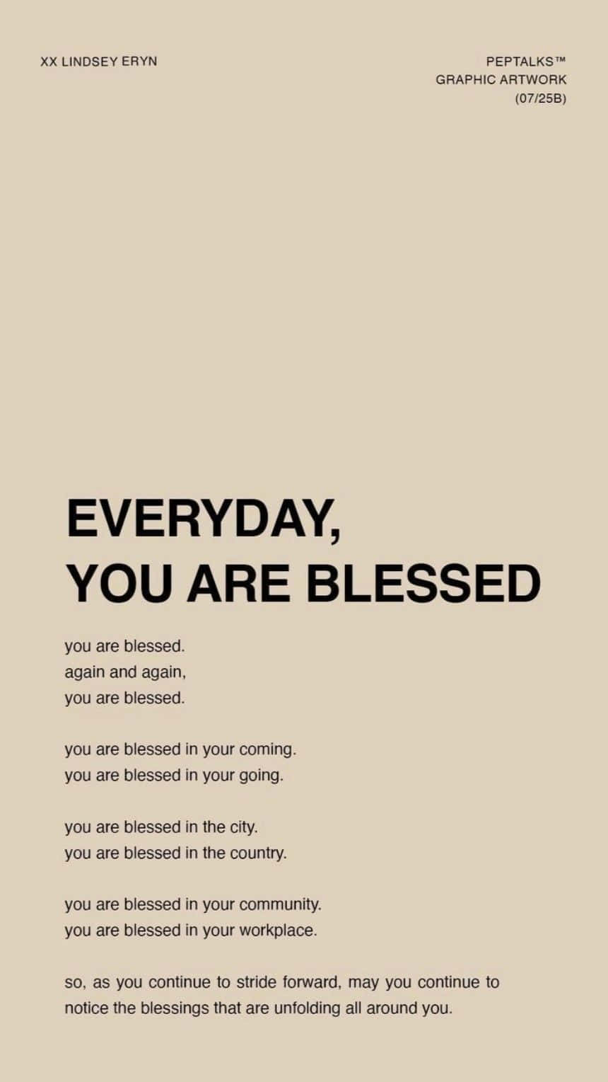 Gratitude Quotidienne Fond d'écran