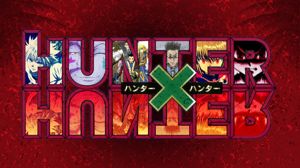Logo Enflammé De Hunter X Hunter Fond d'écran