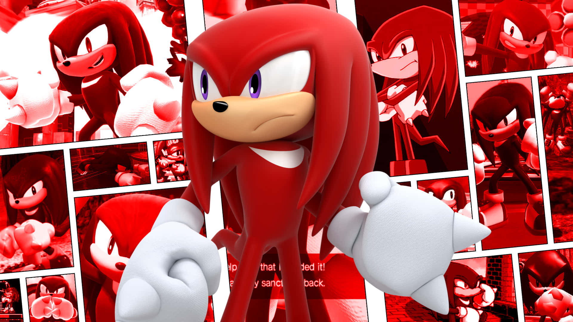 Collagede Knuckles, El Equidna Fondo de pantalla