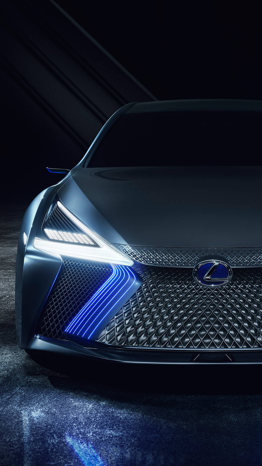 Lexus LS Front IPhone X Tapet: Wallpaper