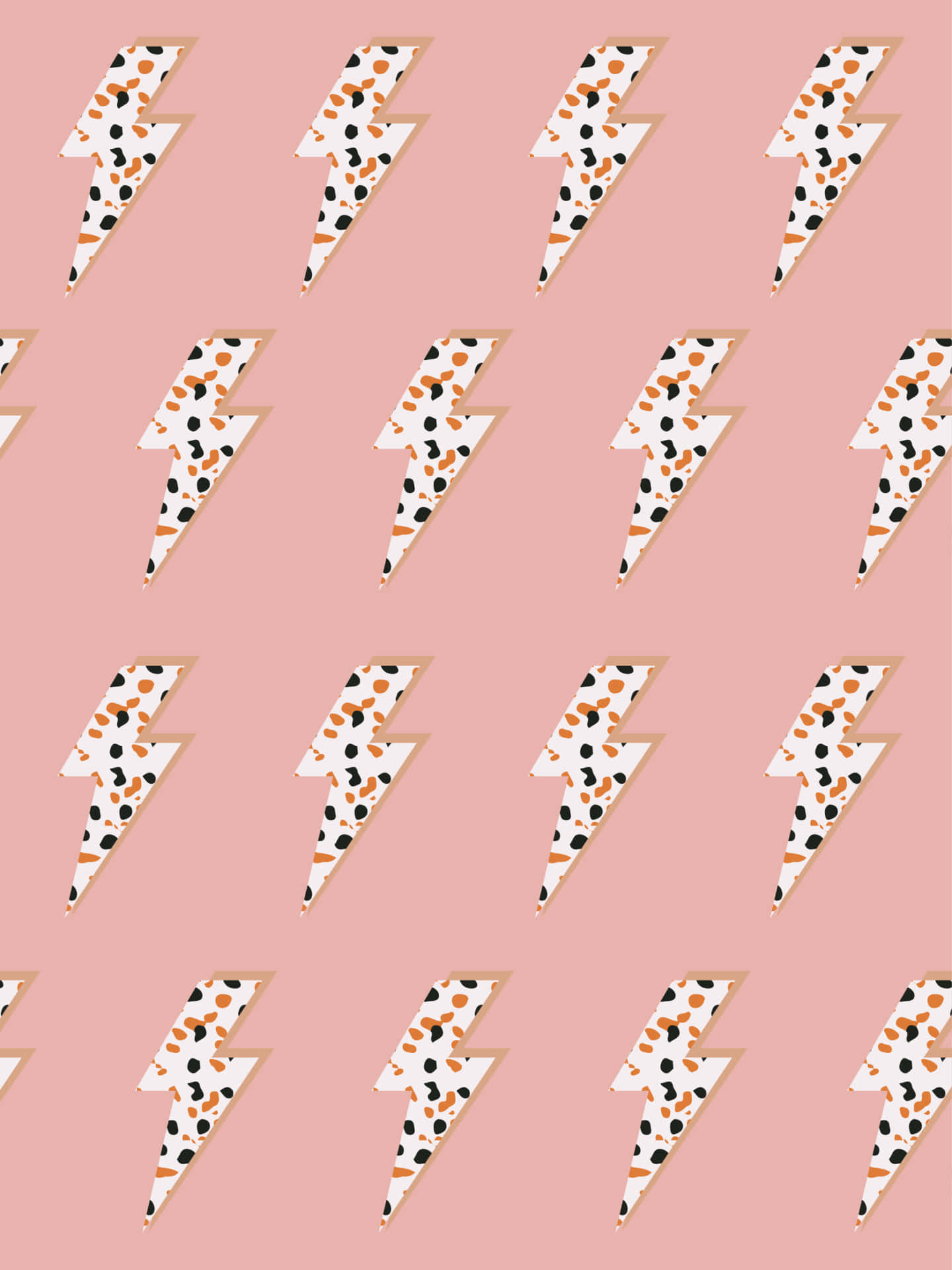 Un Motif D'éclair Rose Et Blanc Fond d'écran