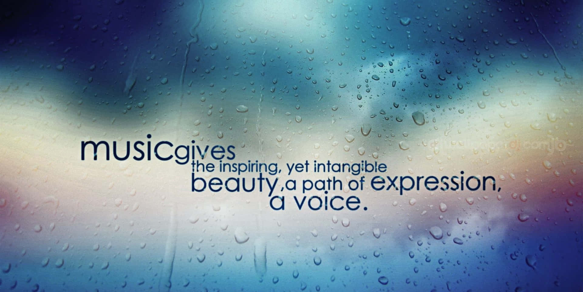 Beauté De La Musique Expression Voix Citation Fond d'écran