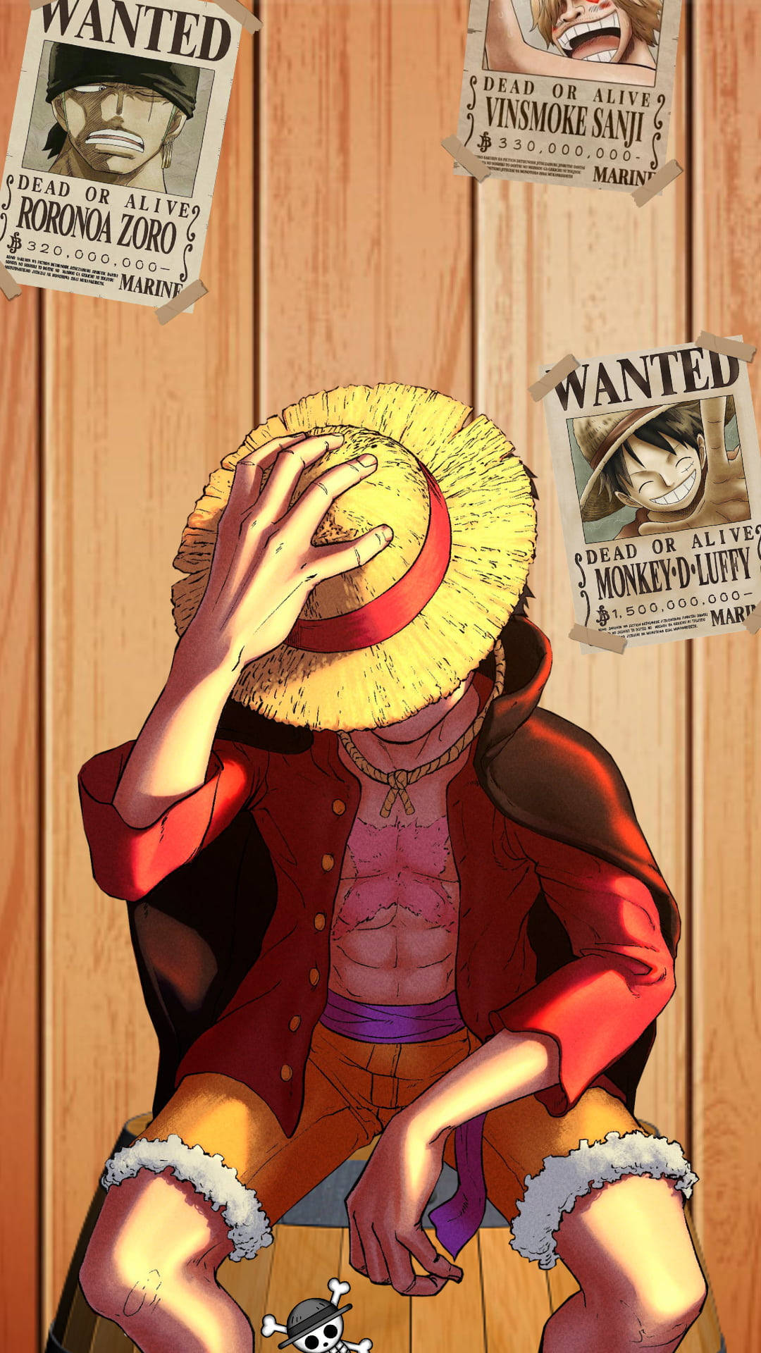 Wanted Mystérieux Luffy Pfp Fanart One Piece Fond d'écran
